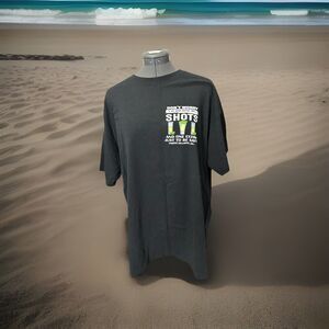 Tequila Shots Tee Shirt. Size Xlg